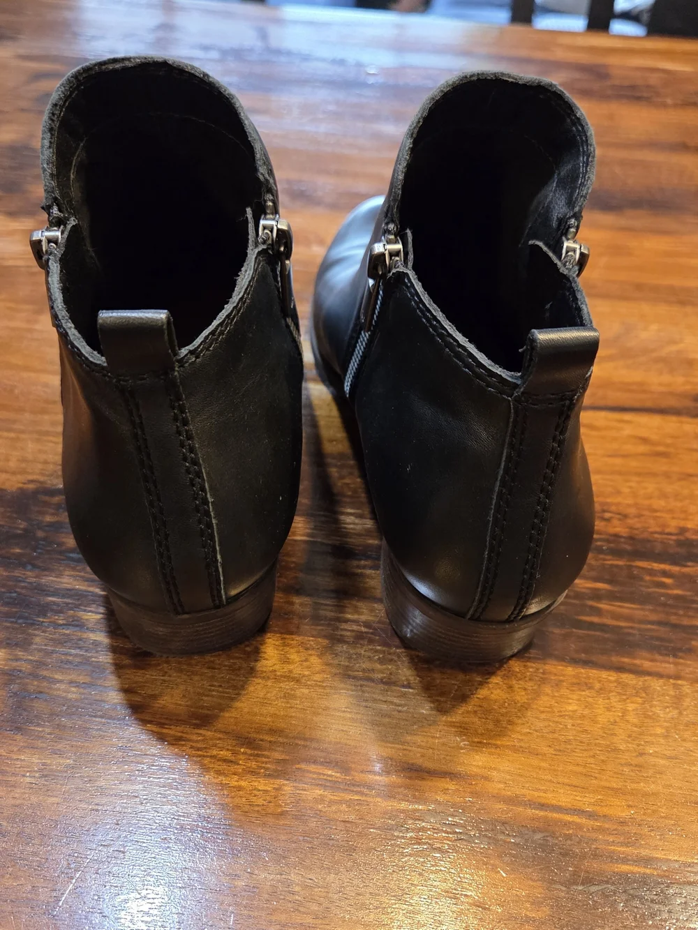 Lucky Brand Womens Ankle Boots 8.5 M Basel Booties Black Leather Boho Side Zip